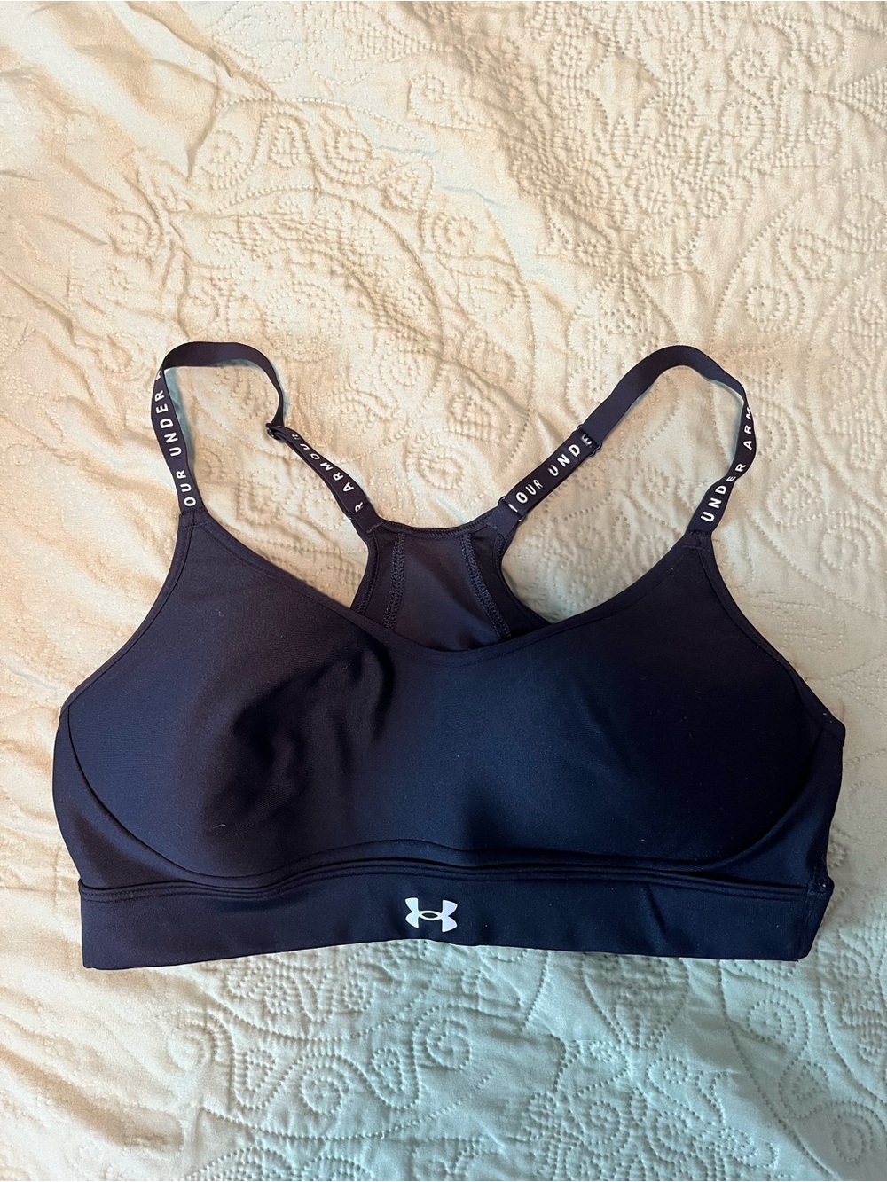 Under Armour Black Racerback Sports Bra